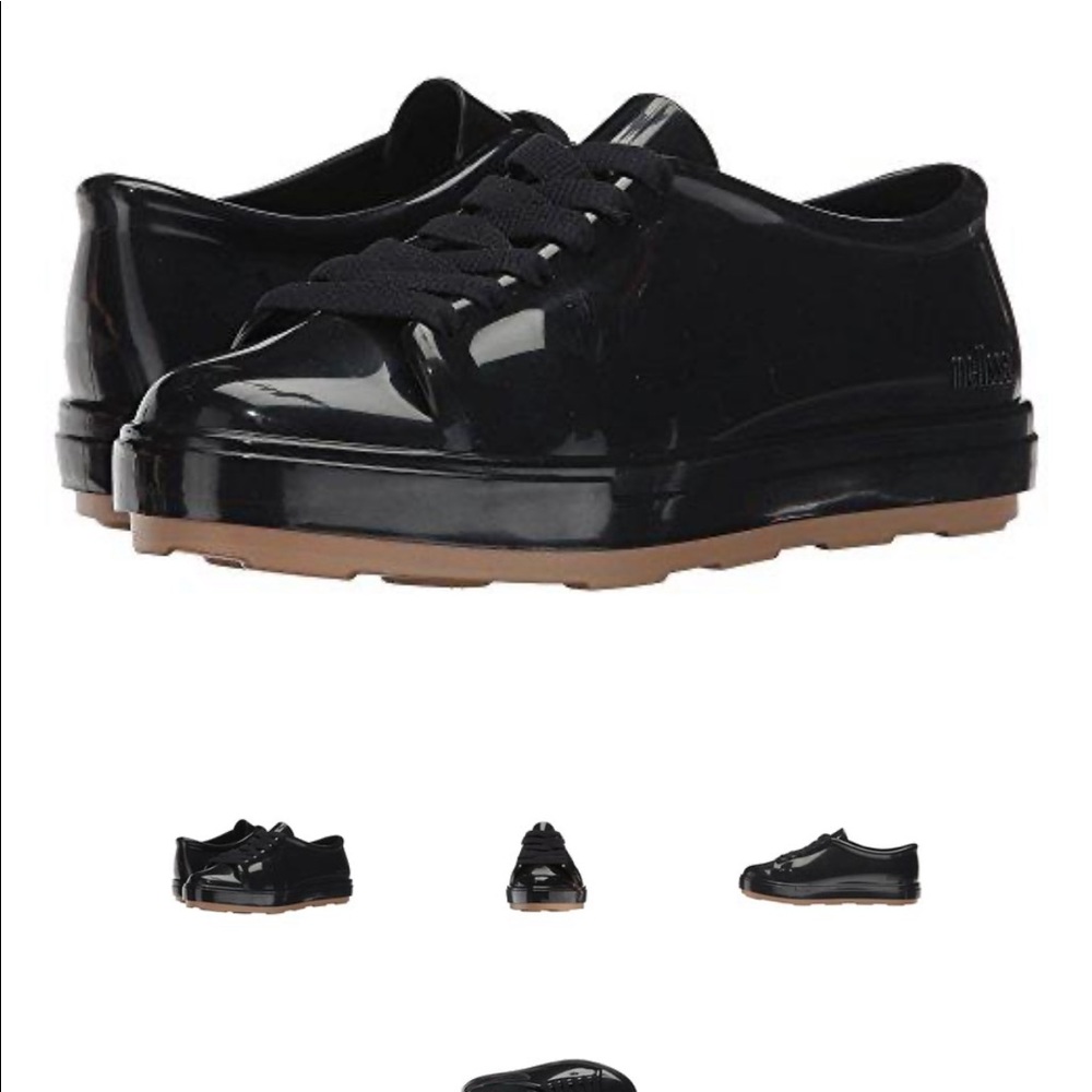 Mel by Melissa “Mel Be” Black Rubber Sneaker